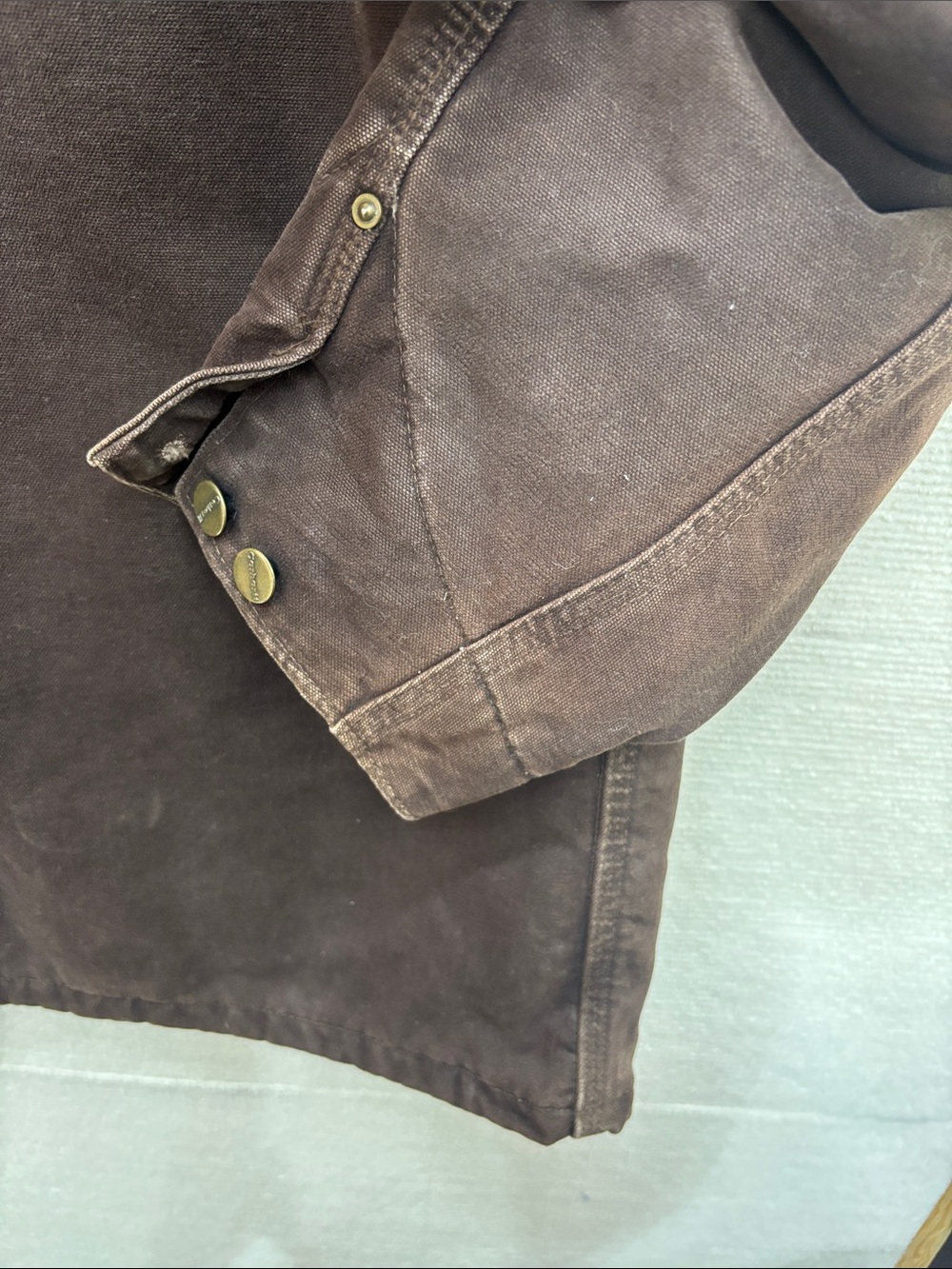 Carhartt 2XL vintage USA lined Canvas Duck Chore Jacket with Corduroy Collar - Picture 10 of 12